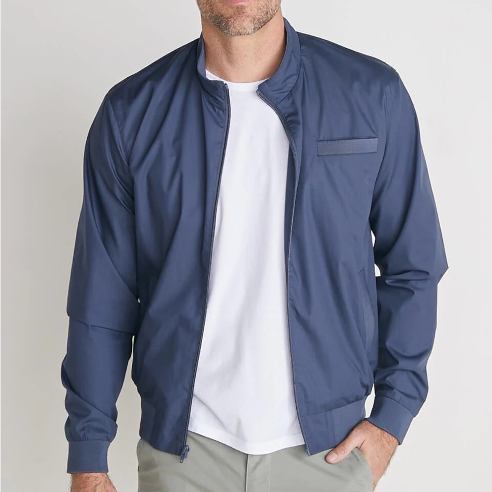 Men’s Marine Layer Windbreaker - Medium - Navy